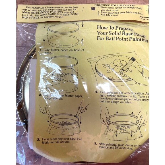 Aunt Marthas Hoop For Needlework Painting - Picture 5 of 5